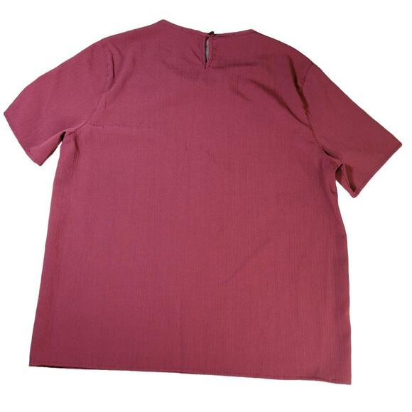 VTG Toni Garment for CC Magic Blouse M/L Maroon Cottagecore Classic EUC - Picture 4 of 6
